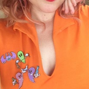 Vixen top dyed orange small Micheline Pitt S